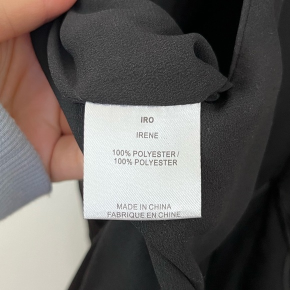 IRO Irene Mini Dress Black XS - Picture 7 of 7